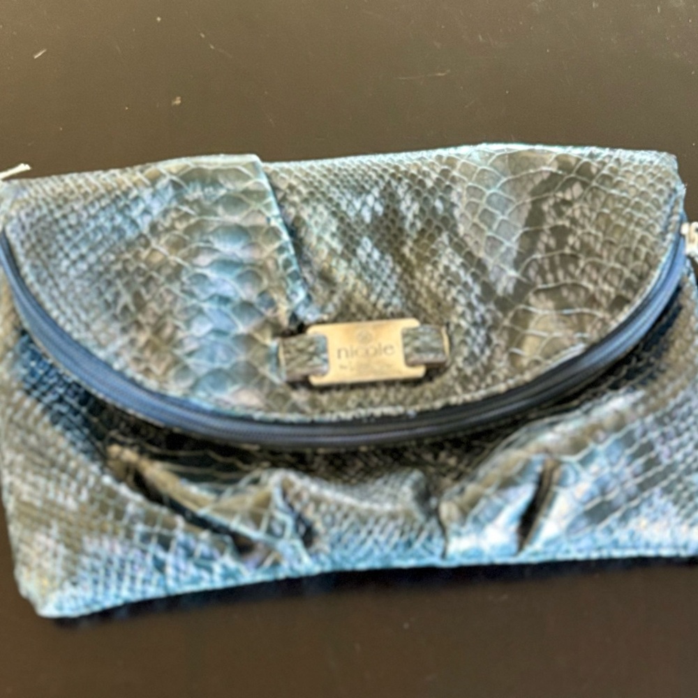 Nicole Lee Snakeskin Clutch bag small purse